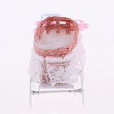 Maxbell Mini Alloy Baby Push Cart Pushchair 1/12 Dollhouse Miniatures Kids Toys