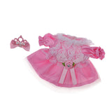 Maxbell Sweet Doll Lace Rose Dress Skirt with Hairpin for Mellchan Doll Outfit Accs