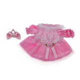 Maxbell Sweet Doll Lace Rose Dress Skirt with Hairpin for Mellchan Doll Outfit Accs