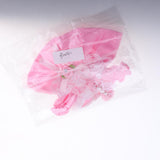 Maxbell Sweet Doll Lace Rose Dress Skirt with Hairpin for Mellchan Doll Outfit Accs