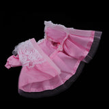 Maxbell Sweet Doll Lace Rose Dress Skirt with Hairpin for Mellchan Doll Outfit Accs