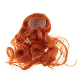Maxbell Fashion Dolls Wigs DIY Curly Wig Hairpiece For 1/4 Xinyan Dolls Carroty