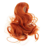 Maxbell Fashion Dolls Wigs DIY Curly Wig Hairpiece For 1/4 Xinyan Dolls Carroty