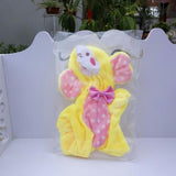 Maxbell Cartoon Monkey Jumpsuit Socks for Mellchan Baby Doll Clothes Accessory Pink