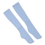 Maxbell 60cm Doll Striped Stockings for 1/3 Night Lolita Girl Dolls Accessory Blue