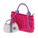 Maxbell Set Of 8 Doll Handbag Mixed Style Purses Crossbody Bag For Fashion Girl Doll