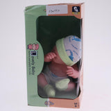 Maxbell 25cm Soft Vinyl Realistic Infant Newborn Baby Doll Kids Toy in Green Clothes