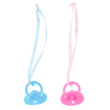 Maxbell 8 Pieces Infant Baby Doll Plastic Pacifier for   Doll Nursery Room