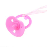 Maxbell 8 Pieces Infant Baby Doll Plastic Pacifier for   Doll Nursery Room
