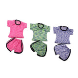 Maxbell Trendy Shirt Pants Suit Sports Clothes for 18" Doll Pink - Aladdin Shoppers