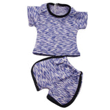 Maxbell Trendy Shirt Pants Suit Sports Clothes for 18" Doll Dark Blue - Aladdin Shoppers