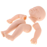 Maxbell Lifelike Soft Silicone 20inch Reborn Kits Sleeping Baby Doll Blank Head Limb Mold DIY Accessories - Aladdin Shoppers