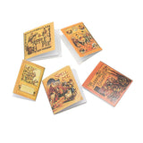 Maxbell 5 Pieces 1/12 Dollhouse Miniature Page-turning Books Room Bookshelf Decor