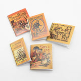 Maxbell 5 Pieces 1/12 Dollhouse Miniature Page-turning Books Room Bookshelf Decor