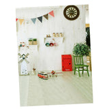 Maxbell Digital Cloth Photography Backcloth Dollhouse Scene Accessories 60 x 120cm