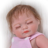 Maxbell 26cm Soft Silicone Simulation Newborn Baby Doll in Pink Clothes Pregnant Learning Toy - Aladdin Shoppers