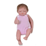 Maxbell 26cm Soft Silicone Simulation Newborn Baby Doll in Pink Clothes Pregnant Learning Toy - Aladdin Shoppers