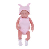 Maxbell 26cm Soft Silicone Simulation Newborn Baby Doll in Pink Clothes Pregnant Learning Toy - Aladdin Shoppers