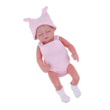 Maxbell 26cm Soft Silicone Simulation Newborn Baby Doll in Pink Clothes Pregnant Learning Toy - Aladdin Shoppers