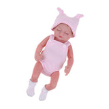 Maxbell 26cm Soft Silicone Simulation Newborn Baby Doll in Pink Clothes Pregnant Learning Toy - Aladdin Shoppers