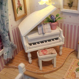 Maxbell 1:24 Dollhouse Miniature DIY European Style Prince Doll House Kits Kids Gift