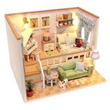 Maxbell 1:24 Dollhouse Miniature DIY European Style Prince Doll House Kits Kids Gift - Aladdin Shoppers