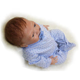 Maxbell Real Life 18inch Reborn Doll Kits Vinyl Newborn Baby Doll with Rooting Hair, Clothes, Magnetic Pacifier, Nursing Bottle - Aladdin Shoppers