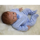 Maxbell Real Life 18inch Reborn Doll Kits Vinyl Newborn Baby Doll with Rooting Hair, Clothes, Magnetic Pacifier, Nursing Bottle - Aladdin Shoppers