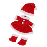 Maxbell Christmas Clothes- 3 Pieces Outfits - for 25cm Mellchan Dolls Gift Set - Aladdin Shoppers