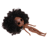 Maxbell 19 Joints Nude Body & Faceplate w/ Wig for 1/6 Blythe Neo Doll Custom Accs
