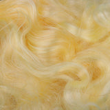 Maxbell Doll Wig Golden Long Curly Hair With Head Scalp Shell Kit For 12inch Blythe