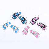 Maxbell 4 Pair Fashion Shoes Slippers Model For 1/12 Dollhouse Miniature Accessory - Aladdin Shoppers