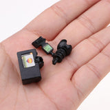 Maxbell Black Alloy Miniature SLR Camera Digital Camera Model Toy For 1:12 Dollhouse Furniture Decoration Kits - Aladdin Shoppers