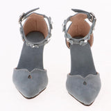 Maxbell 1/3 BJD Smart Doll Suede Shoes for Ball Jointed Doll LUTS Dollfie Lolita Ankle Belt High Heels with Flowers - Aladdin Shoppers