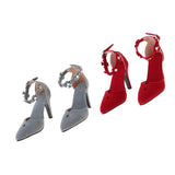Maxbell 1/3 BJD Smart Doll Suede Shoes for Ball Jointed Doll LUTS Dollfie Lolita Ankle Belt High Heels with Flowers - Aladdin Shoppers
