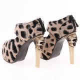 Maxbell 1/3 Doll Leopard High Heels For SD16 Girl Dolls Accessories Doll High Heels -Khaki Color - Aladdin Shoppers