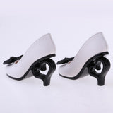 Maxbell 1/3 Doll High Heels Shoes Sandals W. Bowknot For BJD SD16 Doll Clothes White - Aladdin Shoppers