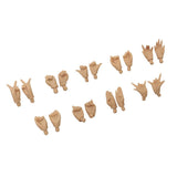 Maxbell 9 Pair Doll Joints Movable Hands For Blythe Doll DIY Body Parts Tanned - Aladdin Shoppers