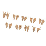 Maxbell 9 Pair Doll Joints Movable Hands For Blythe Doll DIY Body Parts Tanned - Aladdin Shoppers