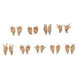 Maxbell 9 Pair Doll Joints Movable Hands For Blythe Doll DIY Body Parts Tanned - Aladdin Shoppers