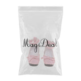 Maxbell 1/3 BJD Girl Dolls Princess Shoes - PU Leather Block High Heels - for LUTS for DOD for Lolita Dolls Party Clothing Accessory Pink - Aladdin Shoppers