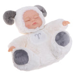 Maxbell Children Christmas Gift - Real Touch Vinyl 10inch Reborn Kit Newborn Baby Doll – Plush Constellation Doll - White Aries - Aladdin Shoppers