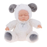 Maxbell Children Christmas Gift - Real Touch Vinyl 10inch Reborn Kit Newborn Baby Doll – Plush Constellation Doll - White Aries - Aladdin Shoppers