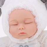 Maxbell Children Christmas Gift - Real Touch Vinyl 10inch Reborn Kit Newborn Baby Doll – Plush Constellation Doll - White Aries - Aladdin Shoppers