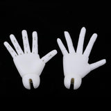 Maxbell 1/4 Doll Hand Model Toy Lifelike Resin Doll Jointed Hand Toy Gift for Christmas Halloween Gift Toy Party Decor, White Skin - Aladdin Shoppers