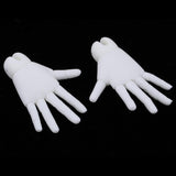 Maxbell 1/4 Doll Hand Model Toy Lifelike Resin Doll Jointed Hand Toy Gift for Christmas Halloween Gift Toy Party Decor, White Skin - Aladdin Shoppers