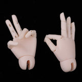 Maxbell 1/4 Doll Jointed Hands For BJD JID MSD Dolls Body Accessories Normal Skin - Aladdin Shoppers