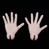 Maxbell 1/4 Doll Jointed Hands For BJD JID MSD Dolls Body Accessories Normal Skin - Aladdin Shoppers
