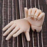 Maxbell 1/4 Doll Jointed Hands For BJD JID MSD Dolls Body Accessories Normal Skin - Aladdin Shoppers