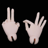 Maxbell 1/4 Doll Jointed Hands For BJD JID MSD Dolls Body Accessories Normal Skin - Aladdin Shoppers